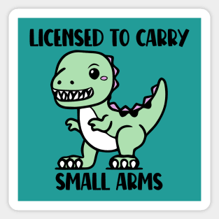 Licensed to Carry Small Arms Sticker